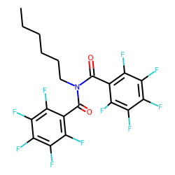 Benzamide, pentafluoro-N-(pentafluorobenzoyl)-N-hexyl-
