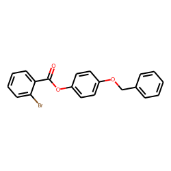 2-Bromobenzoic acid, 4-benzyloxyphenyl ester