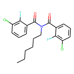 Benzamide, 3-chloro-2-fluoro-N-(3-chloro-2-fluorobenzoyl)-N-hexyl-