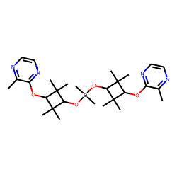 Bis-(3-[2-(3-methylpyrazoxy)]-2,2,4,4--tetramethyl-1-cyclobutoxy) dimethylsilane