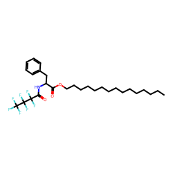 L-Phenylalanine, N-heptafluorobutyryl-, pentadecyl ester