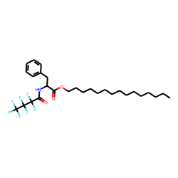 l-Phenylalanine, n-heptafluorobutyryl-, pentadecyl ester