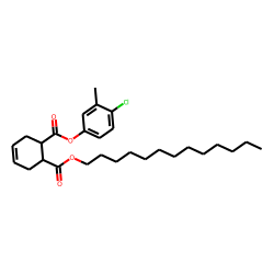 cis-Cyclohex-4-en-1,2-dicarboxylic acid, 4-chloro-3-methylphenyl tridecyl ester