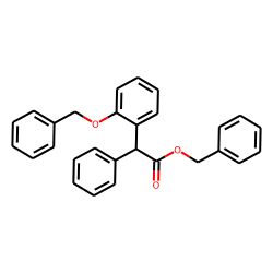Acetic acid. (o-benzyloxyphenyl)phenyl-, benzyl ester