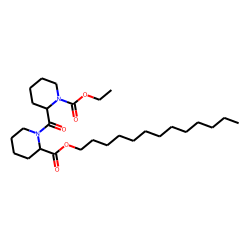 Pipecolylpipecolic acid, N-ethoxycarbonyl-, tridecyl ester