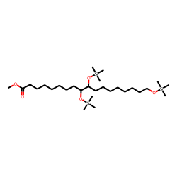 Octadecanoic acid, 9,10,18-tris[(trimethylsilyl)oxy]-, methyl ester