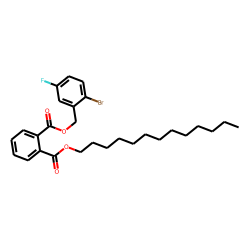 Phthalic acid, 2-bromo-5-fluorobenzyl tridecyl ester