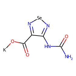 1,2,5-Selenadiazole-3-carboxylic acid, 4-ureido potassium salt