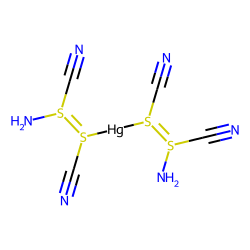 Ammonium tetrathiocyanatomercurate (ii)