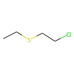 2-Chloroethyl ethyl sulfide