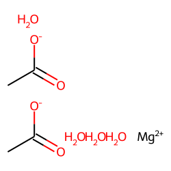 Acetic acid, magnesium salt, hydrate (2:1:4)