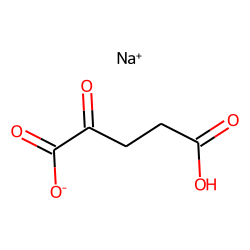 Glutaric acid, 2-oxo-, 1-sodium salt