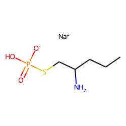 Phosphorothioic acid, s-2-aminopentyl ester, sodium salt