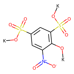 6-Nitro-2,4-disulfonic acid phenol, tri-potassium salt