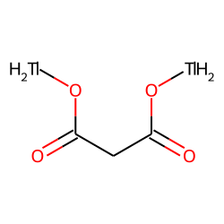 Malonic acid dithallous salt