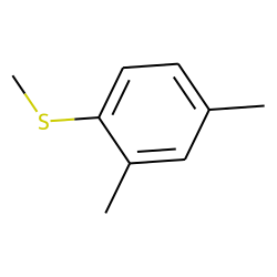 benzene, 2,4-dimethyl-1-(methylthio)-