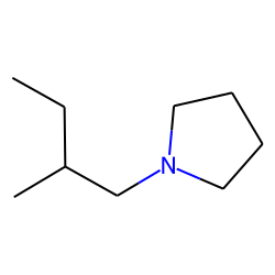 N-(2'-Methylbutyl)pyrrolidine