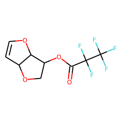1,4:3,6-dianhydro-5-deoxy-2-O-(2,2,3,3,3-pentafluoropropanoyl)-D-xylo-hex-5-enitol