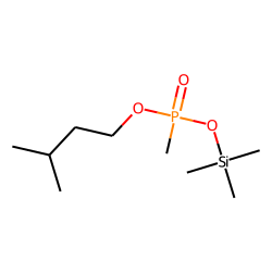 Methylphosphonic acid, mono-(3-methyl-1-butyl) ester, TMS