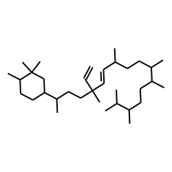 1-[(E)-1,4,7,10,11,14,15-heptamethyl-4-vinyl-5-hexadecenyl]-3,3,4-trimethyl-1-cyclohexene, isomer # 1