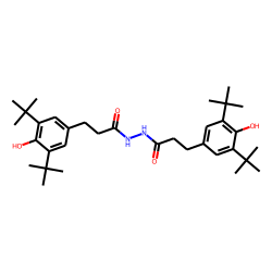 Benzenepropanoic acid, 3,5-bis(1,1-dimethylethyl)-4-hydroxy-, 2-[3-[3,5-bis(1,1-dimethylethyl)-4-hydroxyphenyl]-1-oxopropyl]hydrazide