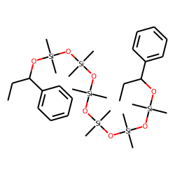 1,13-Di(1-phenylpropyl)-2,2,4,4,6,6,8,8,10,10,12,12-dodecamethyl-1,3,5,7,9,11,13-heptaoxa-2,4,6,8,10,12-hexasilatridecane