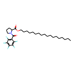 L-Proline, N-(pentafluorobenzoyl)-, octadecyl ester