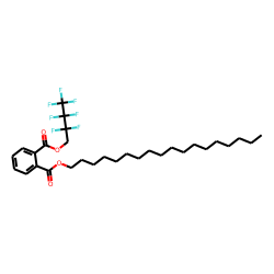 Phthalic acid, 2,2,3,3,4,4,4-heptafluorobutyl octadecyl ester