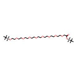 Tert-butyldimethylsilyl 2,2,3,3-tetramethyl-4,7,10,13,16,19,22,25,28-nonaoxa-3-silatriacontan-30-oate