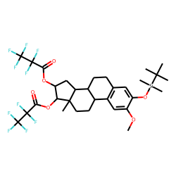 1,3,5(10)-Oestratriene-2-methoxy-3,16«alpha»,17«beta»-triol, 3-TBDMS-16,17-PFP