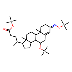 7«alpha»-hydroxy-3-oxo-4-chol-24-oate, oxime-TMS