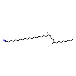 18,22-Dimethyl-triacontyl cyanide