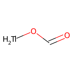 Formic acid, thallous salt