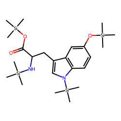 TMS 1-TMS-5-TMSOXY-3-(2-TMSAMINO)INDOLEPROPIONATE