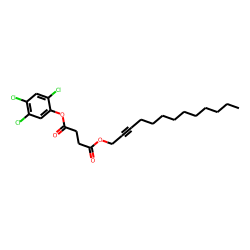 Succinic acid, tridec-2-yn-1-yl 2,4,5-trichlorophenyl ester
