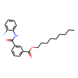 Isophthalic acid, monoamide, N-(2-fluorophenyl)-, nonyl ester