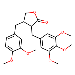(3R,4R)-4-(3,4-Dimethoxybenzyl)-3-(3,4,5-trimethoxybenzyl)dihydrofuran-2(3H)-one