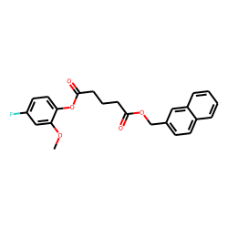 Glutaric acid, naphth-2-ylmethyl 4-fluoro-2-methoxyphenyl ester