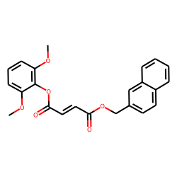 Fumaric acid, 2,6-dimethoxyphenyl naphth-2-ylmethyl ester
