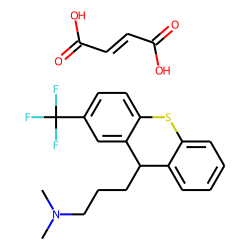 Thiaxanthene, 9-(3-dimethylaminopropyl)-2-triflluoromethyl-,maleate (1 to 1)