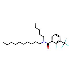 Benzamide, 2-fluoro-3-trifluoromethyl-N-pentyl-N-decyl-