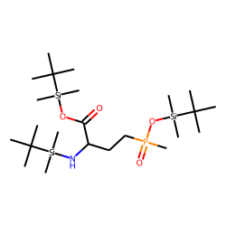 Glufosinate, N,O,O-tris(tert-butyldimethylsilyl)deriv.