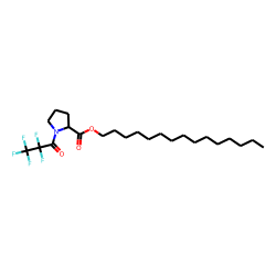 l-Proline, n-pentafluoropropionyl-, pentadecyl ester