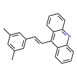 Acridine, 9-[2-(3,5-dimethylphenyl)ethenyl]-, (E)-