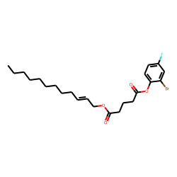 Glutaric acid, dodec-2-en-1-yl 2-bromo-4-fluorophenyl ester