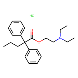 Pentanoic acid,2,2-diphenyl-,diethylaminoethyl ester, hydrochloride