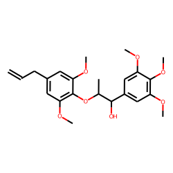 (1S,2R)-2-(4-allyl-2,6-Dimethoxyphenoxy)-1-(3,4,5-trimethoxyphenyl)propan-1-ol-rel-