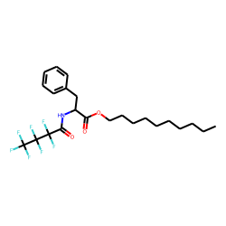 l-Phenylalanine, n-heptafluorobutyryl-, decyl ester