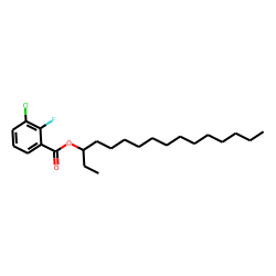 3-Chloro2-fluorobenzoic acid, 3-hexadecyl ester