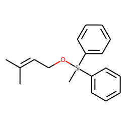 1-Diphenylmethylsilyloxy-3-methylbut-2-ene